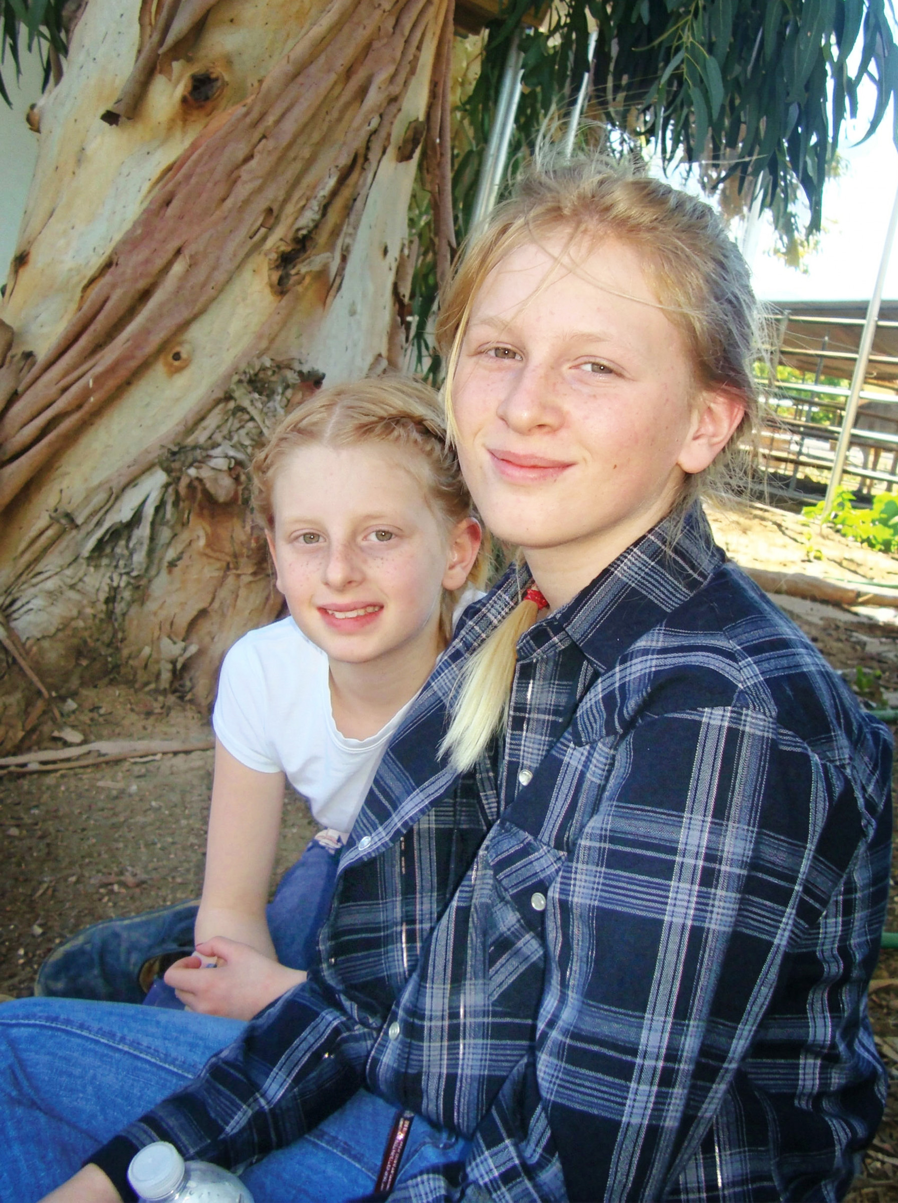 Sisters hanging out