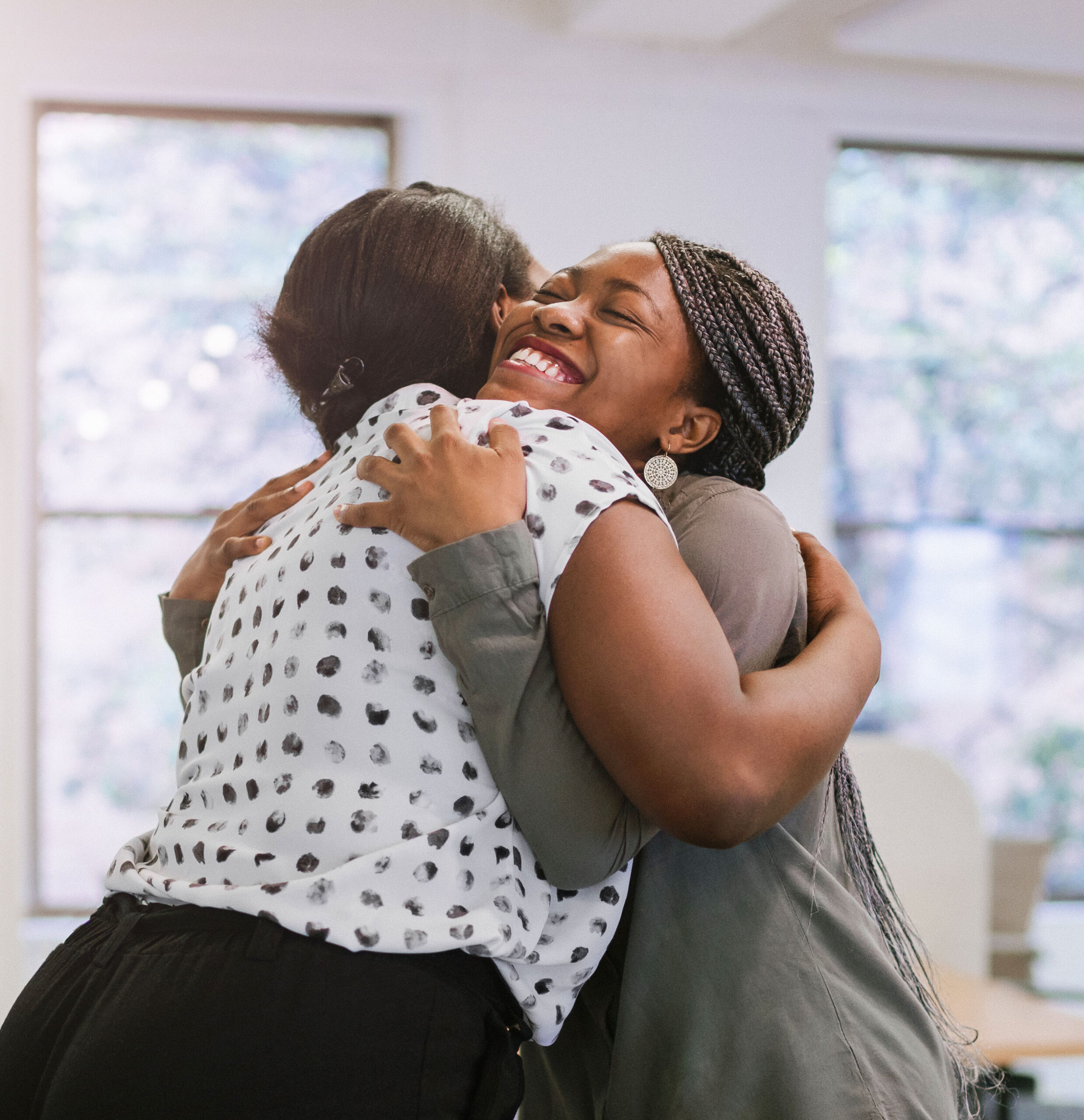 Women Hugging