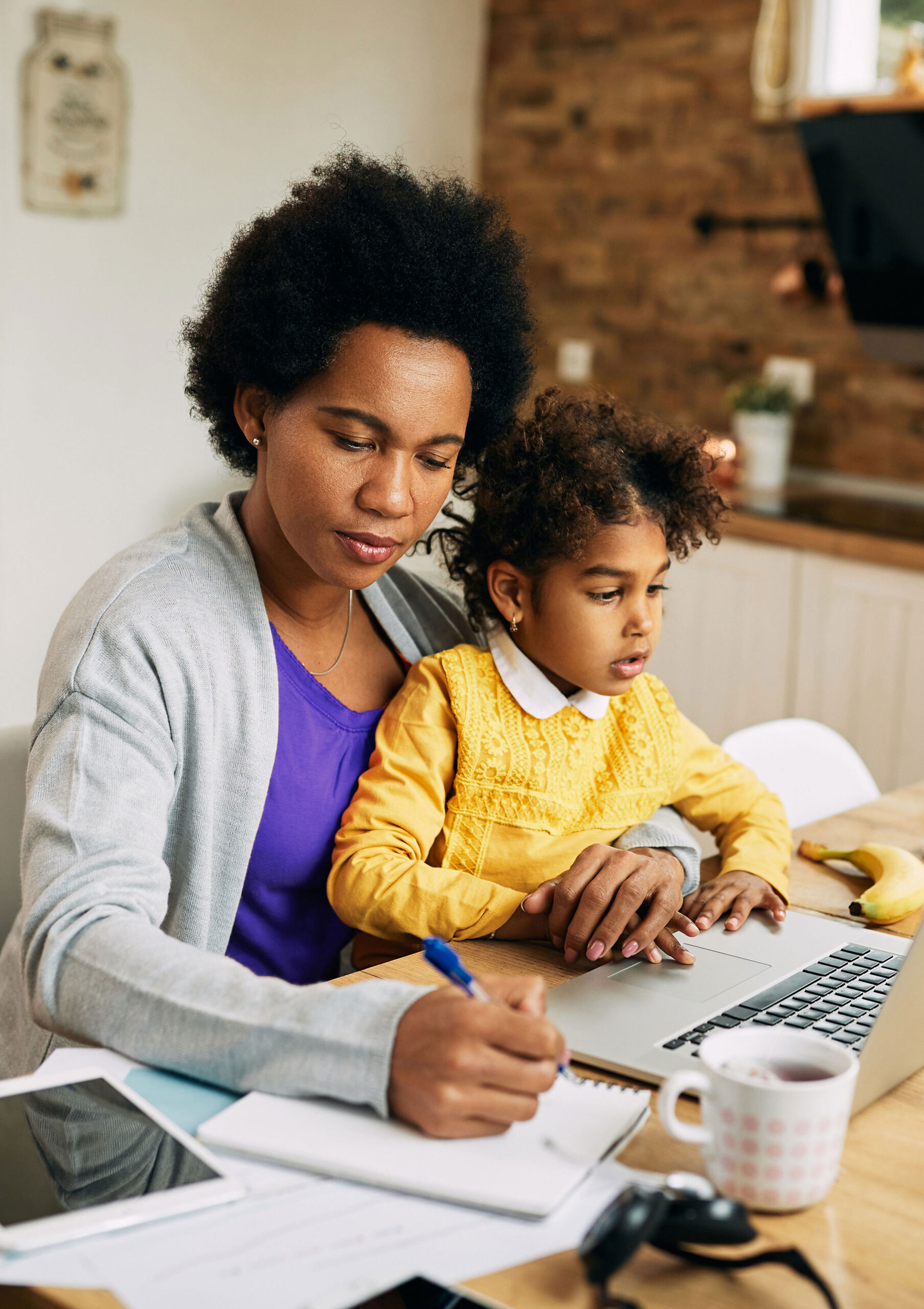Single Mother Studying